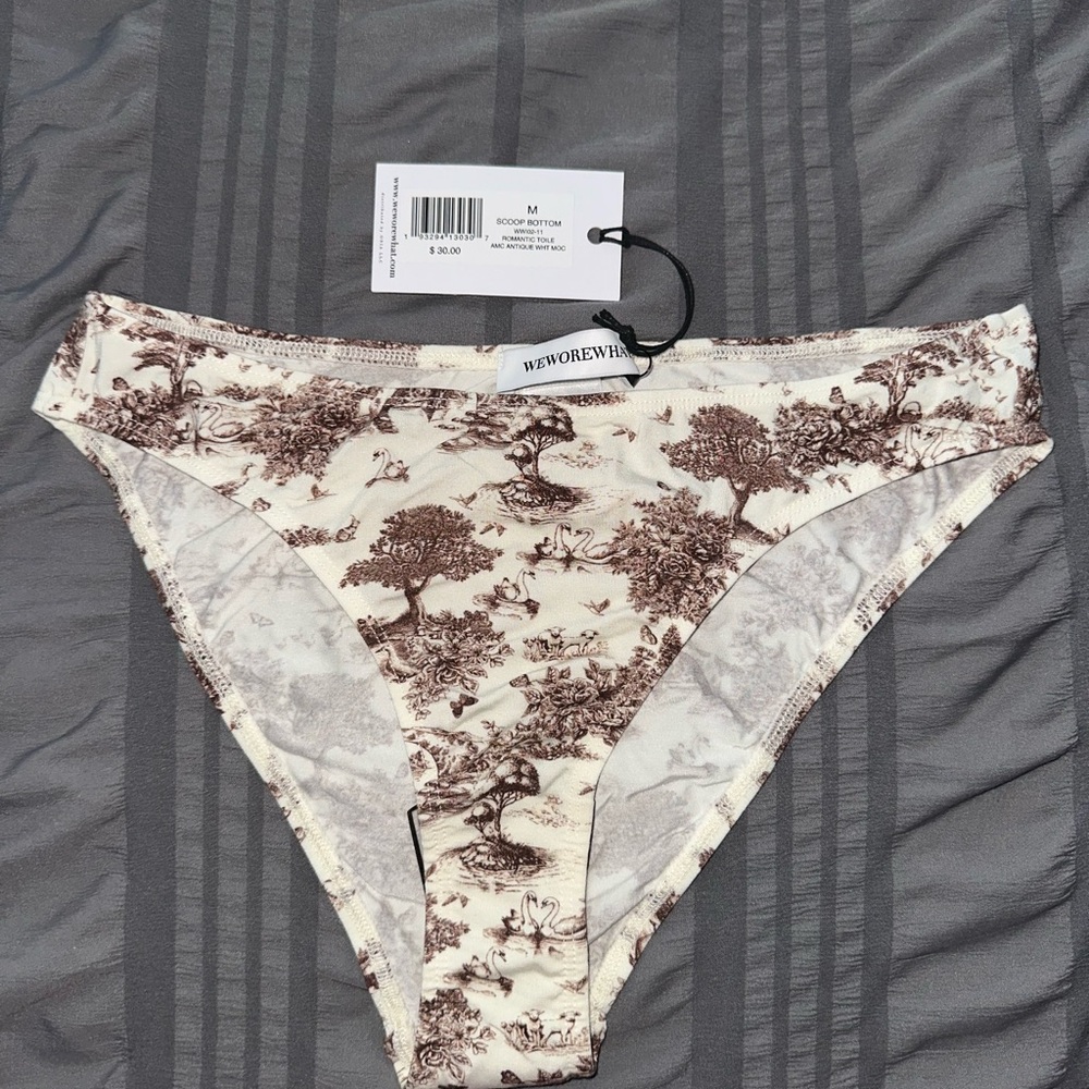 WeWoreWhat White Toile Print Bottom